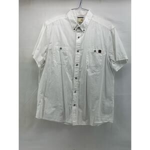 Solaris outdoors XL white button up short sleeve